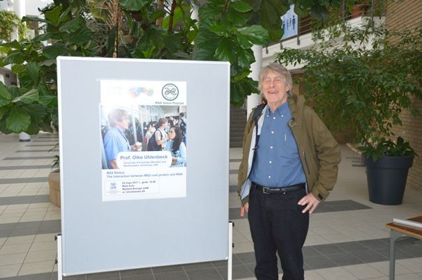 During the visit of Prof. Olke Uhlenbeck
